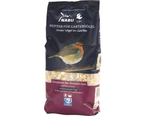 Wildvogelfutter CJ Wildlife Streufutter für Rotkehlchen 1kg Ganzjahresvogelfutter