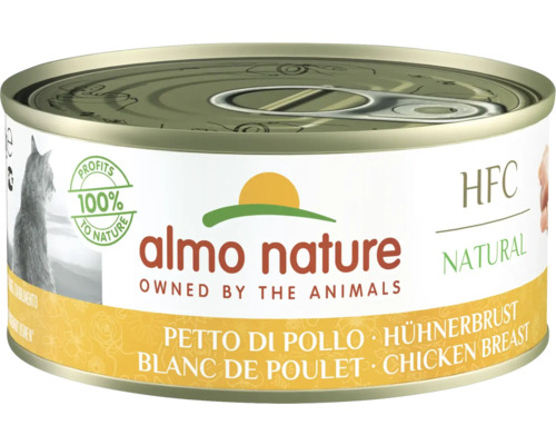 Katzenfutter nass Almo HFC natural Hühnerbrust 150 g