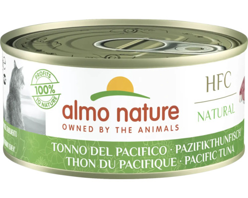 Katzenfutter nass Almo HFC natural Pazifik-Thunfischfisch 150 g