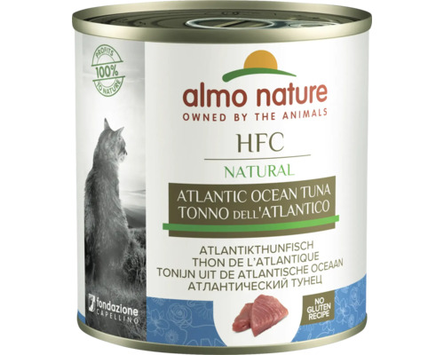 Katzenfutter nass Almo HFC natural Atlantik-Thunfisch 280 g