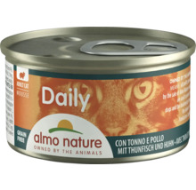 Almo Nature Daily Adult Katzenmousse mit Thunfisch und Huhn Dose