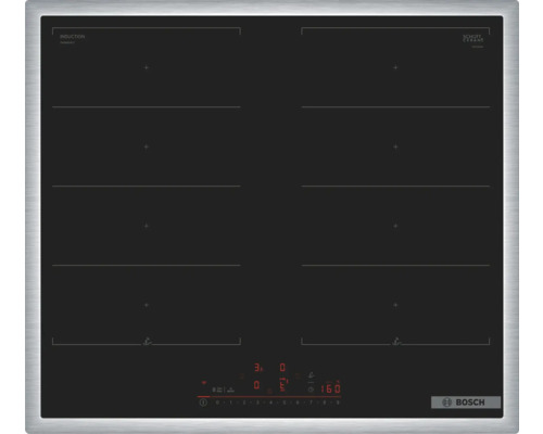 Induktionskochfeld mit Rahmen Bosch 58,3 x 51,3 cm 4 Induktionskochzonen PXX645HC1E