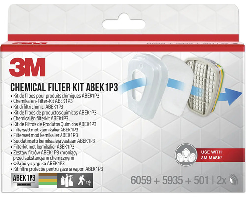 3M Chemikalienfilter Set ABEK1P3