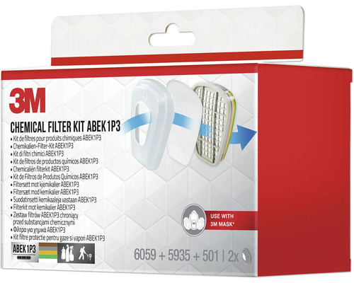3M Chemikalienfilter Set ABEK1P3
