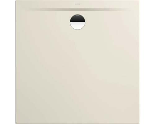 Duschwanne KALDEWEI SUPERPLAN ZERO 1516-5 80 x 80 x 3.7 cm warm beige 20 matt mit Wannenträger 351647980661