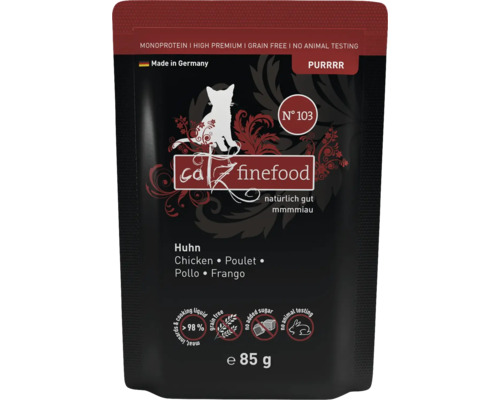 Katzenfutter nass catz finefood Purrrr No.103 Huhn 85 g