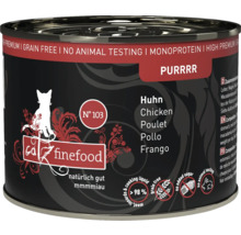 Katzenfutter mit Huhn, getreidefrei und ohne Tierversuche