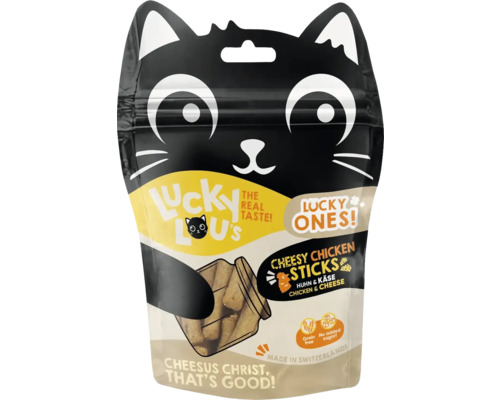 Katzensnack LuckyLou Lucky Ones Sticks Käse Huhn 50g