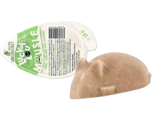 Katzensnack Lucky Lou Mäusle Leberwurst 28 g