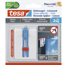 Tesa Klebenagel für Leinwände, geeignet für Tapeten, Putz und Papier