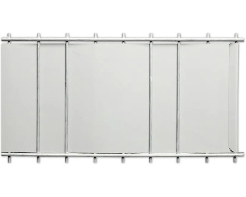 Metallzaunelement mit Sichtschutz