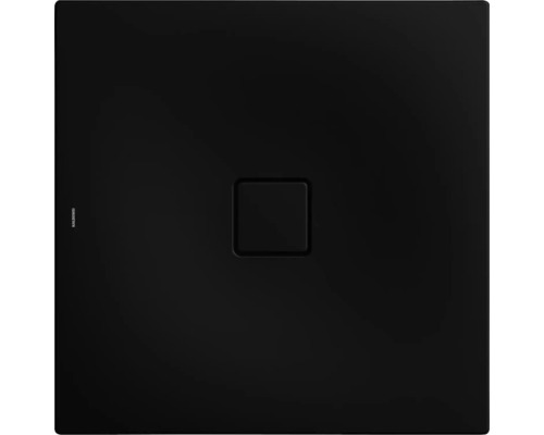 Duschwanne KALDEWEI CONOFLAT 852-5 80 x 80 x 3.7 cm schwarz matt mit Wannenträger 466847980676