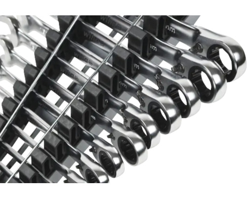 Ratschenringschlüssel Set in Halterung