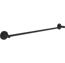 Schwarzer Handtuchhalter zur Wandmontage