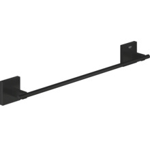 Schwarzer Handtuchhalter zur Wandmontage