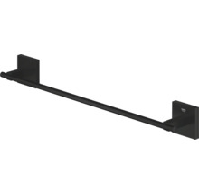 Schwarzer Handtuchhalter zur Wandmontage