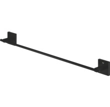 Schwarzer Handtuchhalter zur Wandmontage
