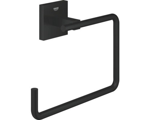 Kohler Purist Handtuchring – Schwarz Matt, Aus Messing, Inkl. Montagewerkzeug