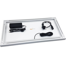 LED Rückwand Daytime backlight RIO 125 beleuchtete Aquariumrückwand, Hintergrundbeleuchtung, alu, Lampe LED 31 W 798 x 386 x 22 mm