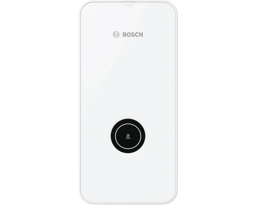 Komfort-Durchlauferhitzer Bosch TR5001 15/18/21 EB Elektronisch 15/18/21 kW Bosch Logo. Kompaktes Warmwassergerät für die Wandmontage.