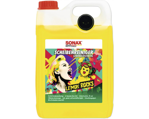 Scheibenklar Scheibenreiniger SONAX LemonRocks gebrauchsfertig, 5 Liter
