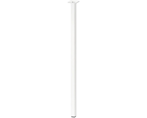 Tarrox Tischbein vierkant 25 x 25 x 700 mm, weiß Verpackungseinheit