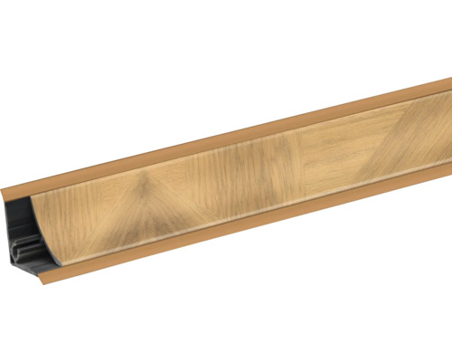 PICCANTE Wandabschlussleiste WAP30 Milano K2589 3000x30x30mm Sockelleiste mit Holzdekor