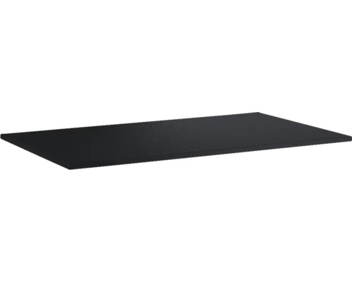 Waschtischplatte Jungborn 806 x 460 mm schwarz matt ohne Ausschnitt