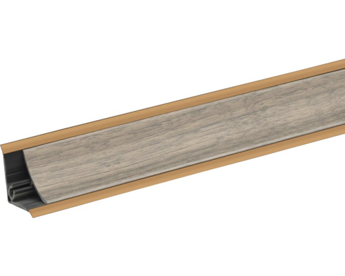 PICCANTE Wandabschlussleiste WAP30 Nuss K5281 635x30x30mm Sockelleiste mit Holzdekor