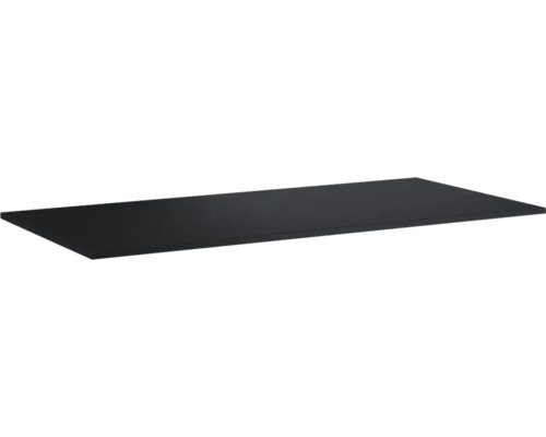 Waschtischplatte Jungborn 1008 x 460 mm schwarz matt ohne Ausschnitt