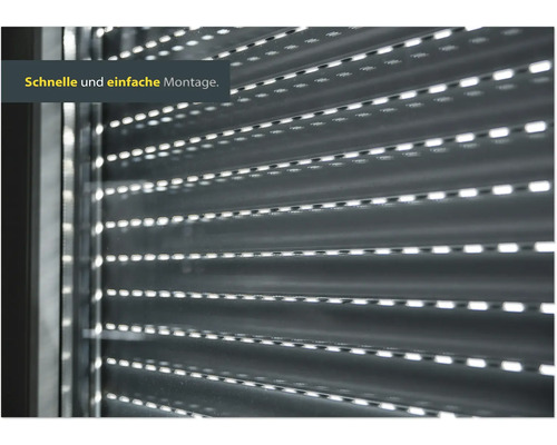 Nahaufnahme eines Rollladens