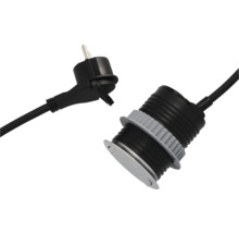 Lampenfassung mit Stecker für den Innenbereich