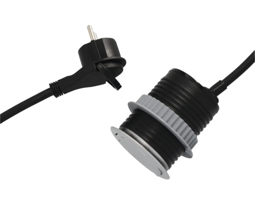 Lampenfassung mit Stecker für den Innenbereich