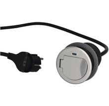 Steckdosenelement für den Boden mit Stecker