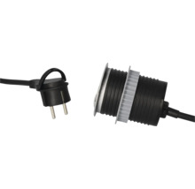 Schukostecker mit Einbaubuchse