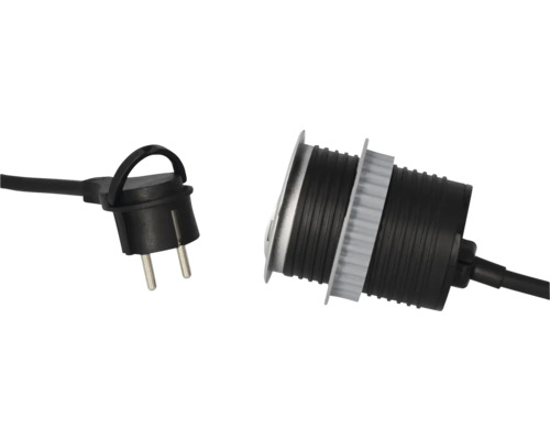 Schukostecker mit Einbaubuchse