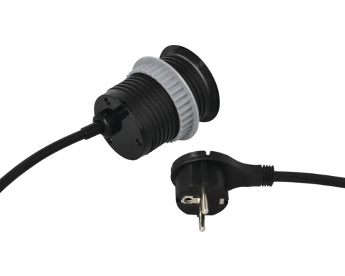 Lampenfassung mit Stecker und Kabel