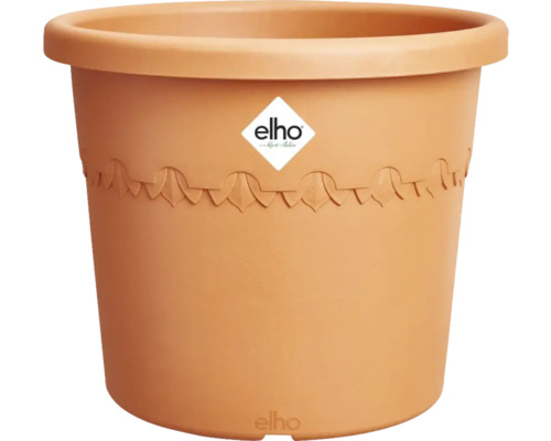 Blumentopf Elho Algarve Cilindro Kunststoff 24,5 x 24,5 x 20,8 cm braun
