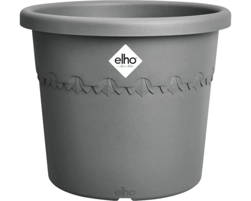 Blumentopf Elho Algarve Cilindro Kunststoff 24,5 x 24,5 x 20,8 cm schwarz