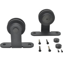 Schiebetürbeschläge mit Befestigungsmaterial