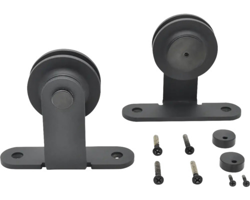 Schiebetürbeschläge mit Befestigungsmaterial