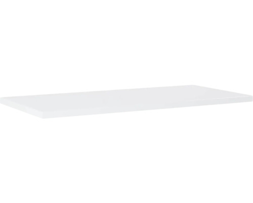 Waschtischplatte Jungborn 1008 x 460 mm weiß glanz ohne Ausschnitt