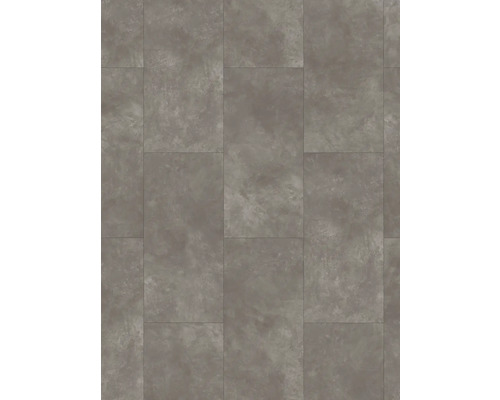 Handmuster zu Designboden Modular ONE Beton dunkelgrau Fliese Klickverbindung 853 x 400 x 8 mm