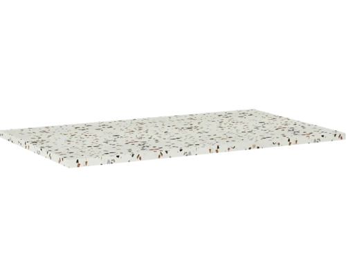 Waschtischplatte Jungborn 806 x 460 mm Terrazzo River ohne Ausschnitt