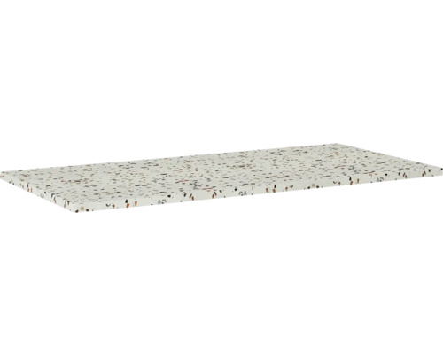 Waschtischplatte Jungborn 1008 x 460 mm Terrazzo River ohne Ausschnitt