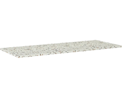 Waschtischplatte Jungborn 1210 x 460 mm Terrazzo River ohne Ausschnitt