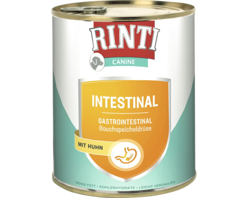 Hundefutter nass RINTI Canine Intestinal Magen-Darm / Bauchspeicheldrüse Huhn 800 g