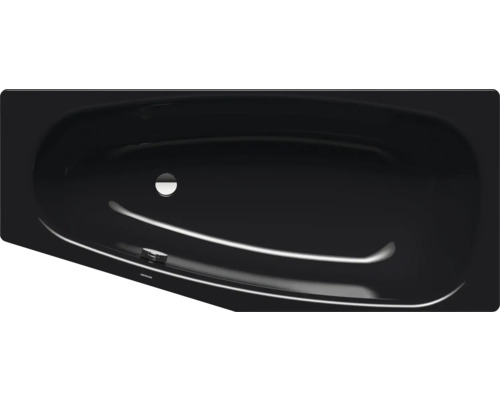 Badewanne KALDEWEI MINI links 836 70 x 157 cm schwarz glänzend 225200010701 Schwarze Badewanne aus Sanitäracryl