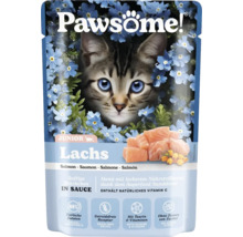Katzenfutter nass Pawsome Junior Lachs 85 g