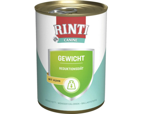 Hundefutter nass RINTI Canine Gewicht / Reduktionsdiät Huhn 400g